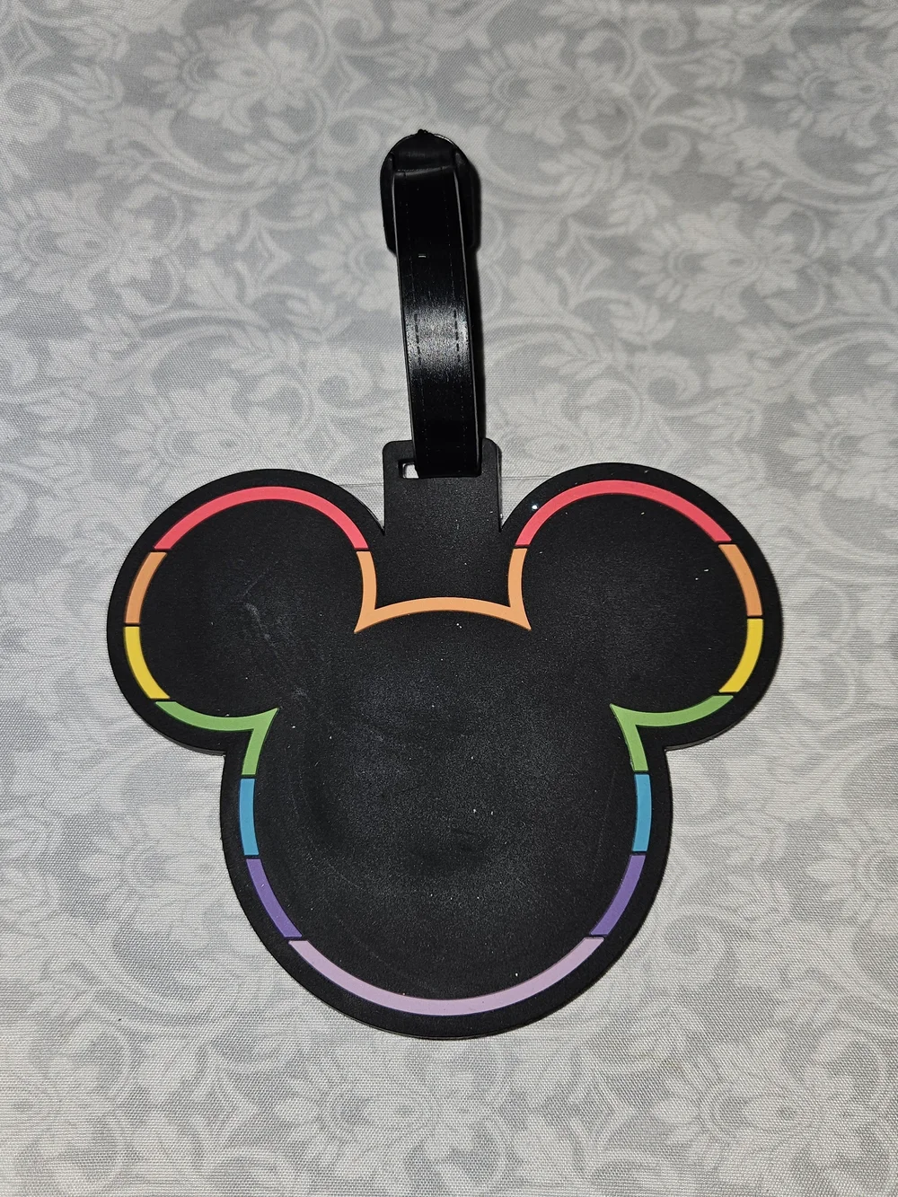 Mickey and Minnie Rainbow Luggage Tags - Set of 6
